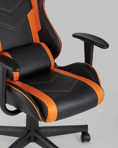 Кресло игровое TopChairs Impala оранжевое. Фото №9