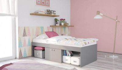 Кровать Polini Kids Simple, серый. Фото