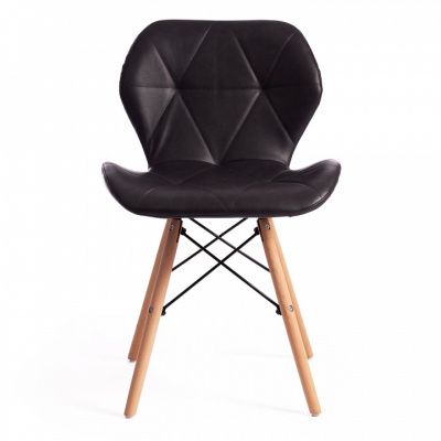 Стул STUTTGART (mod. 74) экокожа/дерево береза/металл, 50 х 47 х 73 см, серый 22 (поставляется по 4 шт). Фото