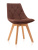 Стул Milan, коричневый. Фото №1