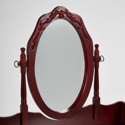 Туалетный столик с пуфом NY-V3024 cherry (вишня). Фото №2