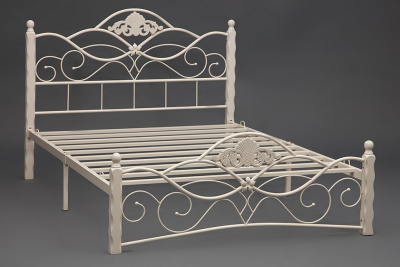 Кровать CANZONA дерево гевея/металл, 160*200 см (Queen bed), Белый (butter white) фото Кровать CANZONA дерево гевея/металл, 160*200 см (Queen bed), Белый (butter white). Фото №2