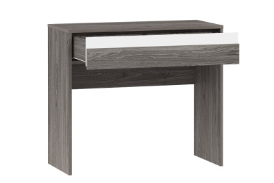 Стол туалетный Virginia НМ 011.08, Белый Скандинавский/Ясень Анкор темный фото Стол туалетный Virginia НМ 011.08, Белый Скандинавский/Ясень Анкор темный. Фото №2