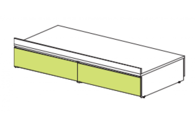 Тахта вкладыш с ящиками Силуэт. Фото №2
