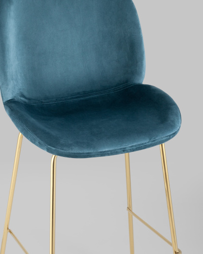 Стул барный Beetle со спинкой маренго. Фото №9