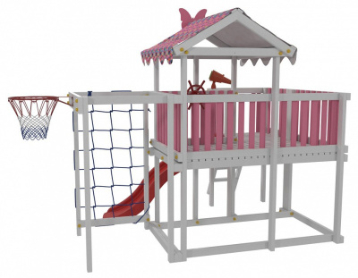 Комплекс игровой ДК5Р, розовый, серый фото Комплекс игровой ДК5Р, розовый, серый. Фото №4