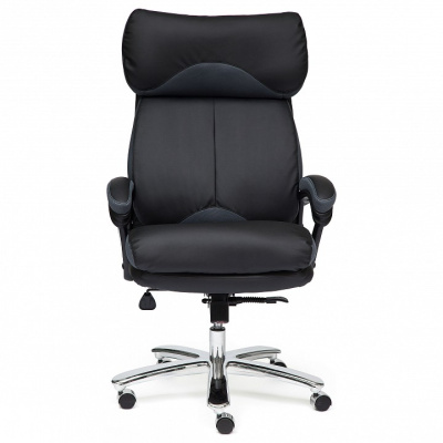 GRAND кож/зам/ткань, черный/серый, 36-6/12. Фото №2