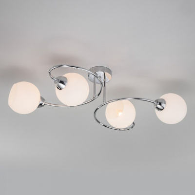 Потолочная люстра Eurosvet Tulia 30136/4 хром фото Потолочная люстра Eurosvet Tulia 30136/4 хром. Фото №2