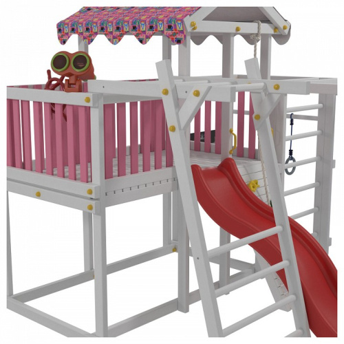 Комплекс игровой ДК1Р, розовый, серый. Фото №6