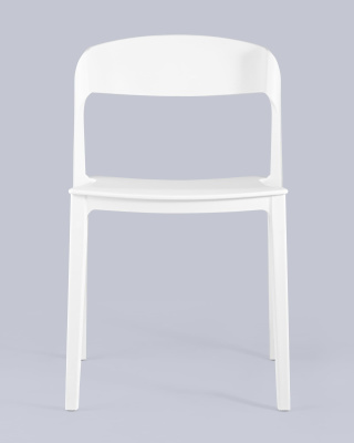 Стул Moris пластик белый. Фото №5