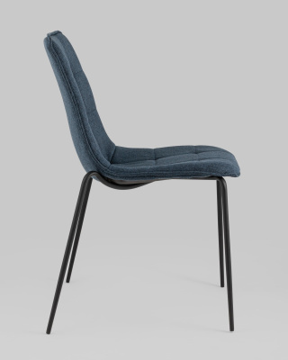 Стул Мелани рогожка синий. Фото