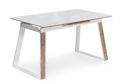 Стол Авлида белый / дуб монтана. Фото №1