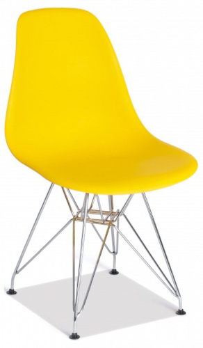 Стул Secret De Maison CINDY IRON CHAIR (EAMES) (mod. 002) металл, пластик, 51x46x82,5, желтый (поставляется по 4 шт). Фото №1