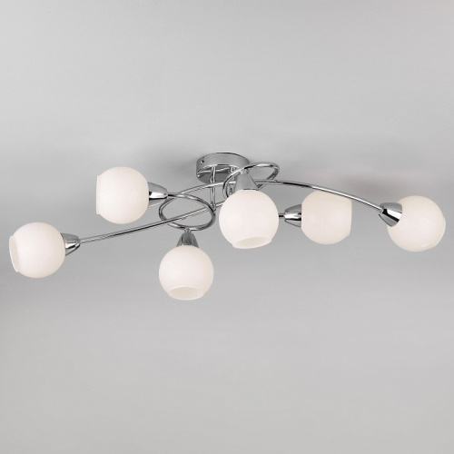 Потолочная люстра Eurosvet Whitney 30133/6 хром. Фото №1