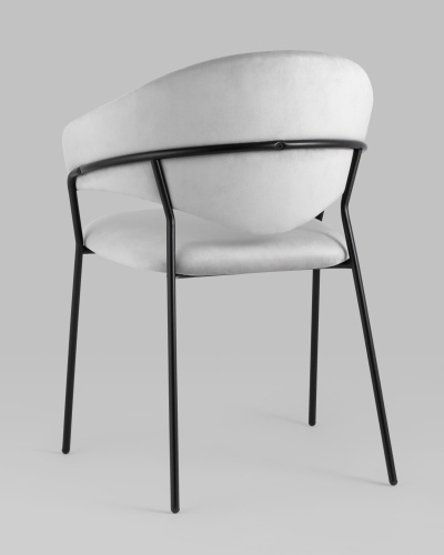 Стул Алексис велюр серый. Фото №7