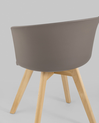 Стул Blossom с подушкой темно-бежевый. Фото №8