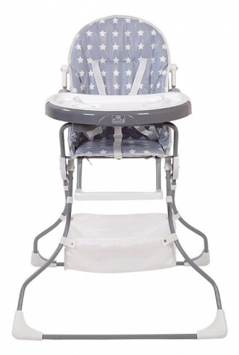 Стул для кормления Polini kids 252 Звезды, серый. Фото №3