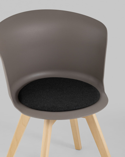 Стул Blossom с подушкой темно-бежевый. Фото №9