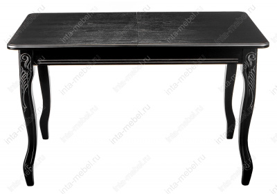 Стол деревянный Каллисто патина серебро. Фото