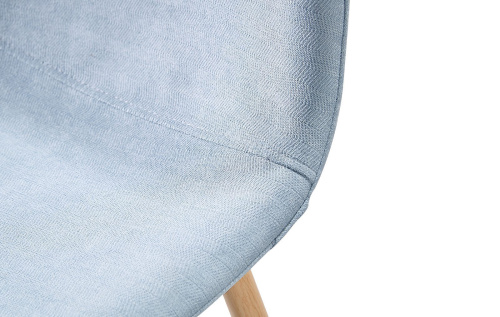 Стул полубарный 350S голубой/дерево. Фото №4