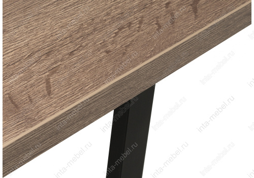 Стол деревянный Пегас дуб велингтон / черный матовый. Фото №5