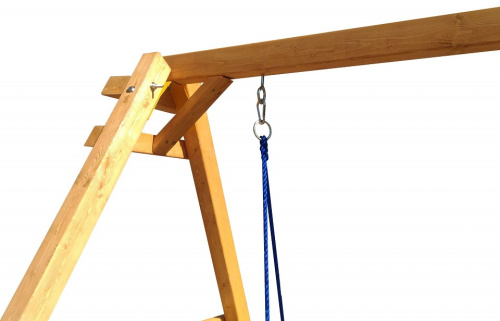 Качели детские Р911-16, коричневый. Фото №6