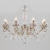 Потолочная люстра Eurosvet Teodore 10103/8 античная бронза/прозрачный хрусталь Strotskis. Фото №1