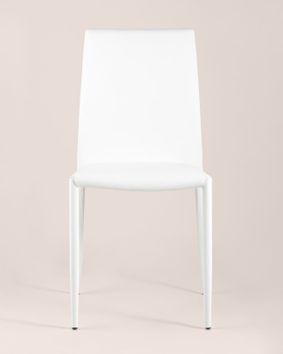 Стул ABNER экокожа белый. Фото