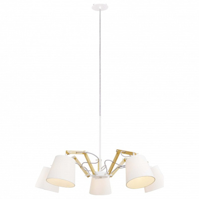 Подвесная люстра Arte Lamp Pinocchio A5700LM-5WH фото Подвесная люстра Arte Lamp Pinocchio A5700LM-5WH. Фото №2
