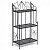 Этажерка Secret De Maison 002, сплав металла/аллюмиий, 59х30х118см, черный