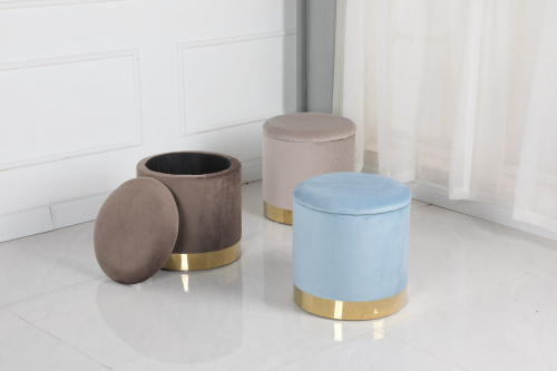 Пуф FS-006-40 коричневый. Фото №9