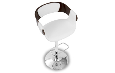 Стул барный JY1999 вишня/ белый. Фото №4