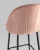 Стул полубарный Логан велюр пыльно-розовый фото Стул полубарный Логан велюр пыльно-розовый. Фото №8