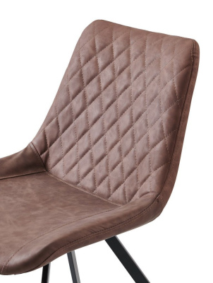 Стул C-931 коричневый. Фото №4