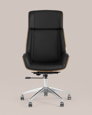 Кресло руководителя TopChairs Crown черное. Фото