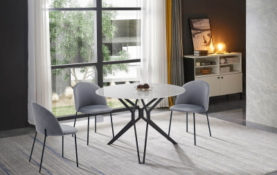 Стол DT-63 серый мрамор. Фото №4