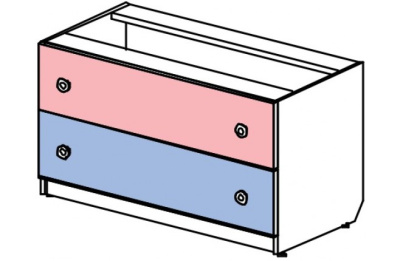 Комод низкий широкий Силуэт фото Комод низкий широкий Силуэт. Фото №2